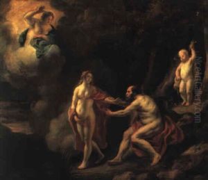 Jupiter, Juno Und Amor by Jacob Jordaens