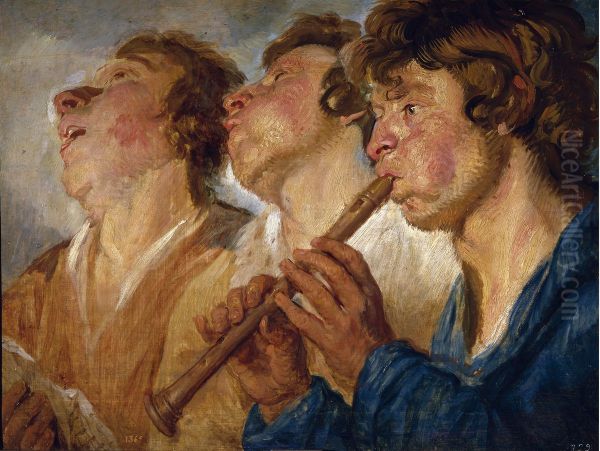 Three Musicians - view 1