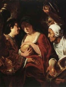 Sainte Madeleine Resistant Aux Tentations by Jacob Jordaens