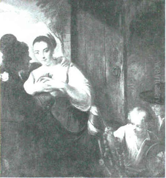 Peasant Girl At A Window - view 1