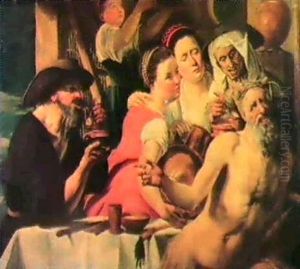 La Favola Di Esopo Col Satiro E Cena Dal Contadino