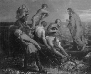Christ And The Apostles On The Sea Of Galilee by Jacob Jordaens
