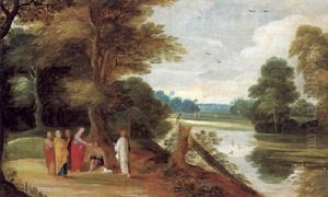 Christus Heilt Den Blinden Jungling