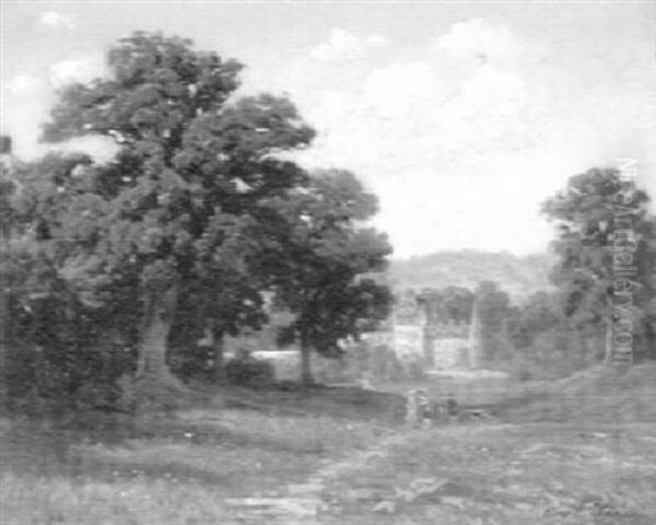 Spazierganger Im Schlospark - view 1
