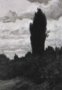 Heidelandschaft Mit Wacholder by Ernst Pasqual Jordan