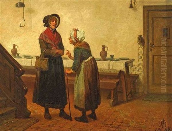 Begegnung Zweier Bewohnerinnen Des Frauenhauses In Amsterdam - view 1