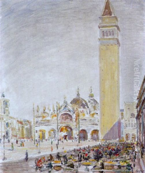 Ansicht Vom Markusplatz In Venedig - view 1