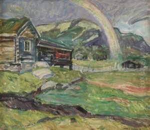 Stol Med Regnbue by Lars Jorde