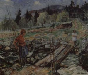 Pikene Ved Broen by Lars Jorde