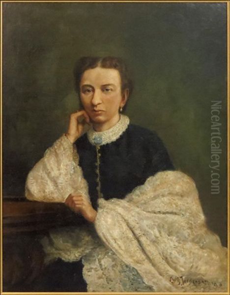 Portrait Of A Lady With A Shawl - view 1