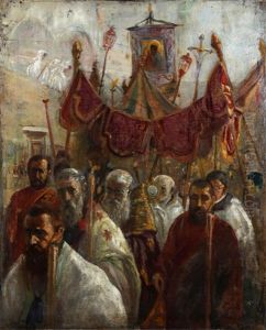 Procession In Assisi