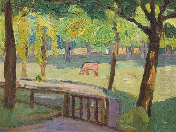 Grazing Horse, Lilienthal - view 1
