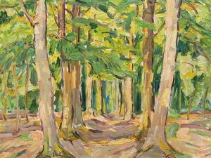 Forest Landscape by Carl Joerres