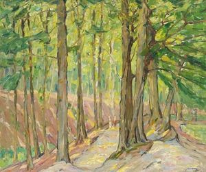 Waldbild (das Butendieker Geholz In Lilienthal) by Carl Joerres