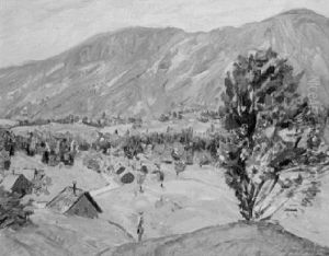 Blick Auf Die Alpen by Carl Joerres