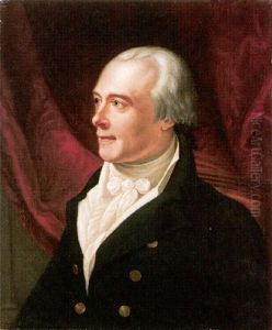 Portrait Of Spencer Perceval Wearing A Dark Blue Coat And White Stock