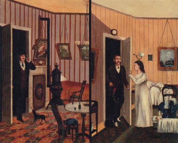 Allegory Of The Bachelor And The Married Man - view 1