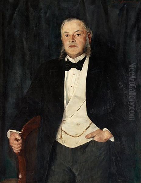 Portratt Av Eduard Josephson, Konstnarens Farbroder - view 1