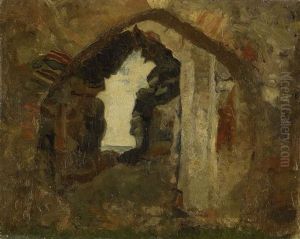 St. Olofs Ruin I Visby by Ernst Josephson