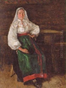 Interior Med Kulla by Ernst Josephson