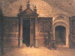 Interior Fran Karl Xi:s Kammare, Gripsholm by Ernst Josephson