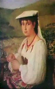 Ung Italiensk Flicka by Ernst Josephson