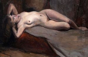 Liggend Naakt by Johannes Josseaud