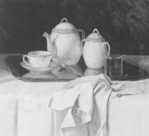 Stilleben Mit Kaffeeservice by Josef Jost
