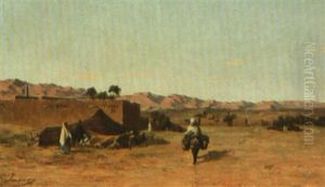 Tentes Aux Abord De L'oasis