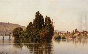 Bateaux A Vapeur Sur Une Riviere