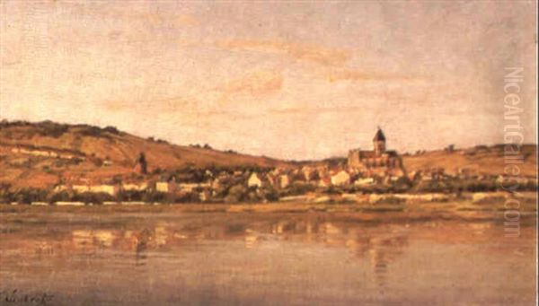 Dorf Am Ufer Eines Sees - view 1