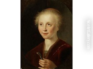 Saint Apollonia, Within A Painted Oval