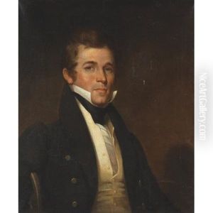 A Portrait Of Colonel Edward Taylor by Matthew Harris Jouett