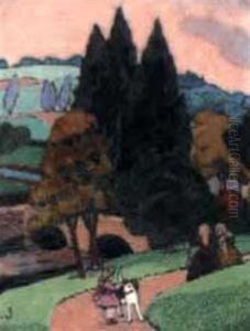L'arbre A Faux La Montagne by Leon Jouhaud
