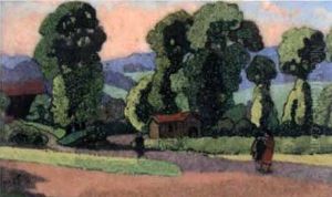 L'allee Du Parc by Leon Jouhaud