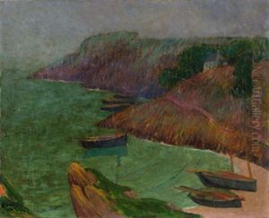 Petite Crique Aux Environs De Brigneau, Le Chemin Rose