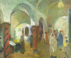 Le Souk De Tunis by Jean-Jacques-Raoul Jourdan