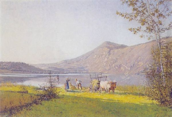 Heuernte Am See - view 1