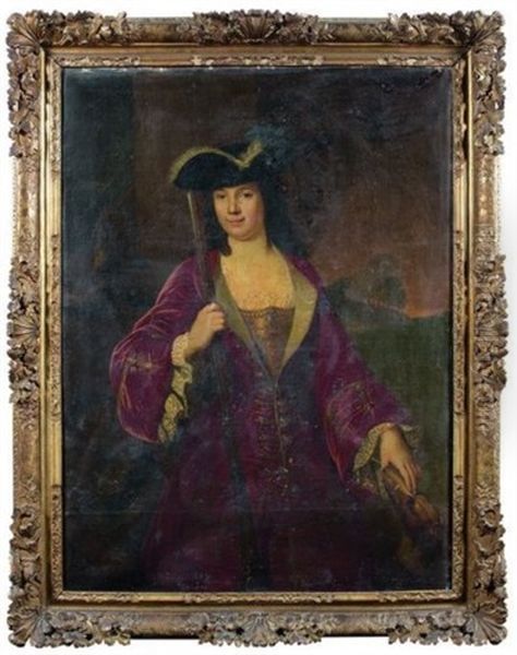 Portrait D'anne Asse De Boismoret, Epouse De Bernard De Boismoret, Avocat Au Parlement De Rouen - view 1