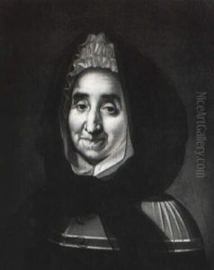 Portrait D'une Dame (madame De Miramion?) by Francois Jouvenet the Younger
