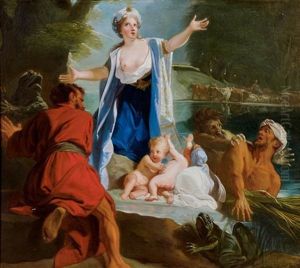 Latone Et Les Paysans De Lycie by Jean-baptiste Jouvenet