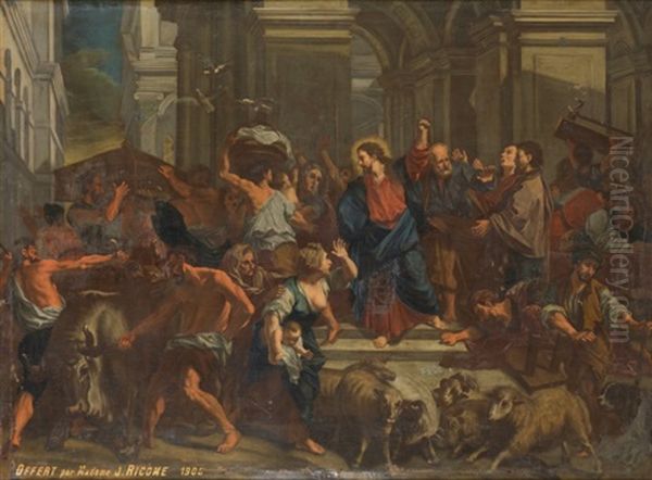 Le Christ Chassant Les Marchands Du Temple - view 1