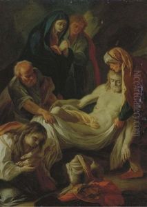 The Lamentation Of The Death Of Christ by Jean-baptiste Jouvenet