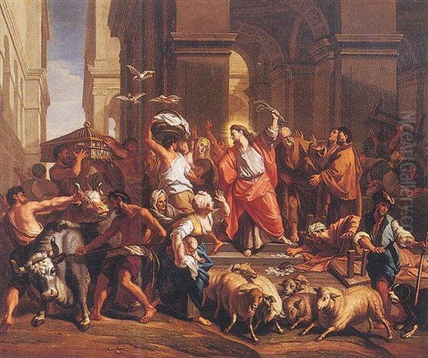 Le Christ Chassant Les Marchands Du Temple - view 1
