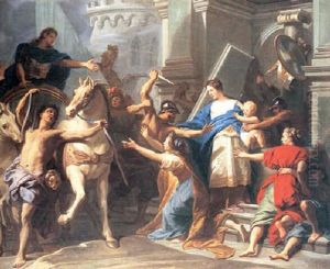 Andromaque Essaie De Sauver Astyanax by Jean-baptiste Jouvenet