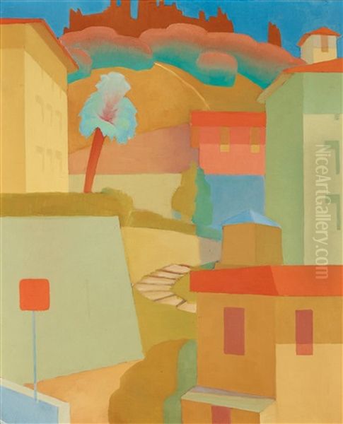 Landskap, Menton - view 1