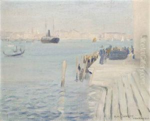 On The Grand Canal, Venice by Percy Hague Jowett