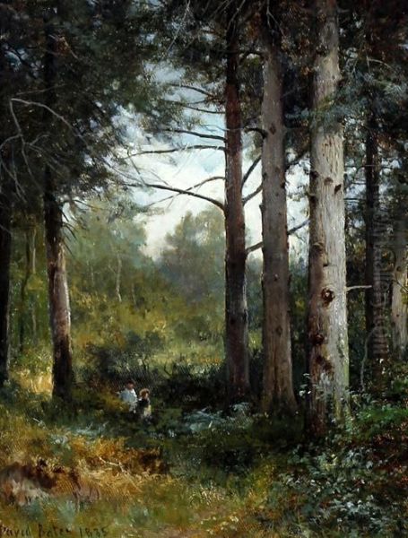 Woodland Scene With Figures - view 1