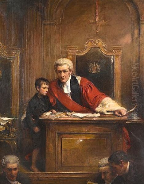 Le Juge Et L'enfant Innocent Demoin D'un Crime - view 1
