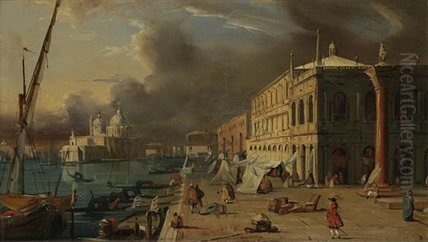 La Piazzetta Et L'entree Du Grand Canal - view 1